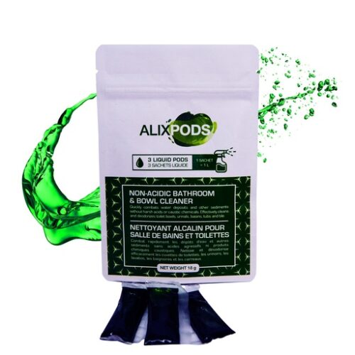 AlixPods Non-Acidic Bathroom and Bowl Cleaner -  3 pods